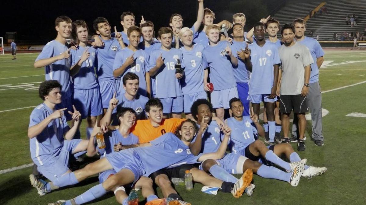 St. James players pose for a picture after beating Myrtle Beach in the Lower State finals a year ago.