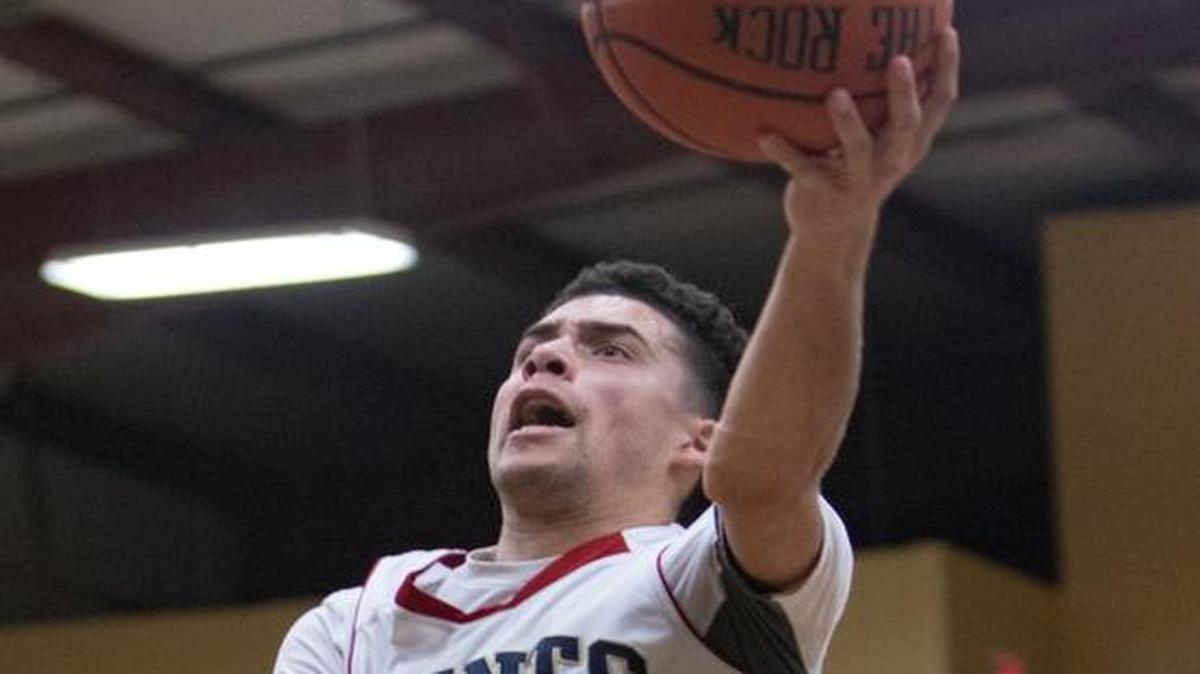 Justin Busby goes in for a lay-up during a recent Christian Academy of Myrtle Beach game.