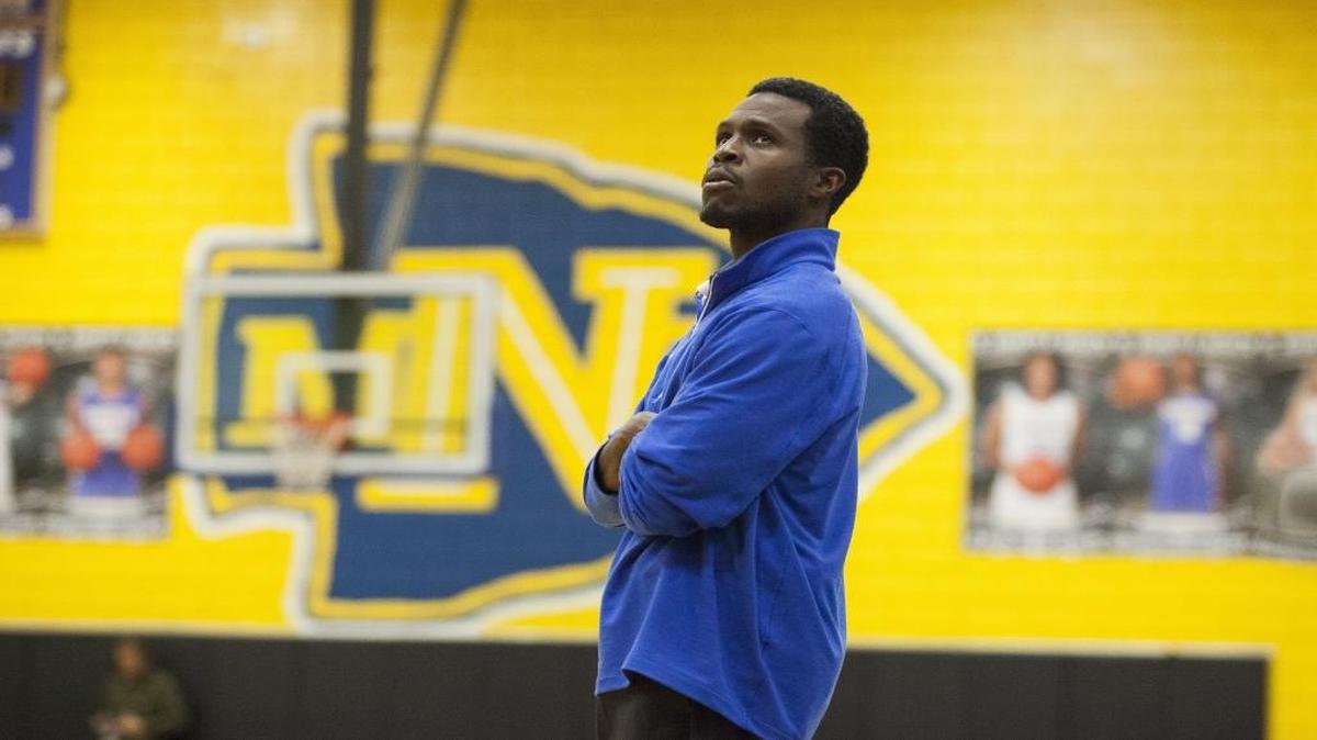 North Myrtle Beach coach Alvin Green looks at the scoreboard during a recent game.