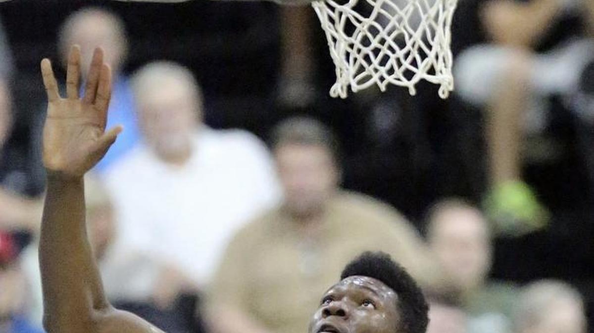 Montverde Academy’s Bruno Fernando puts up a shot during Tuesday’s win over St. Francis.