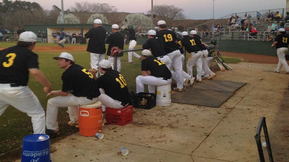 Conway players look on during Tuesday’s game against South Florence.