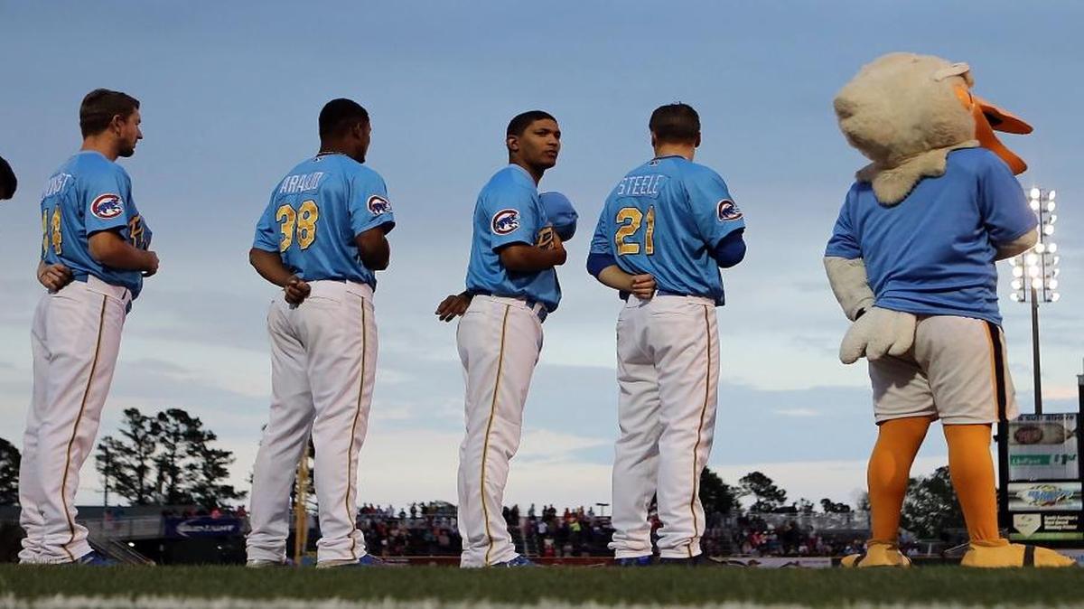 The Myrtle Beach Pelicans host the Buies Creek Astros for a three-game set beginning Monday.