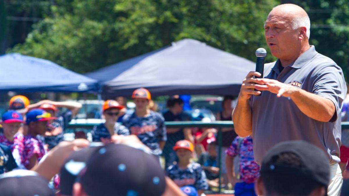 Cal Ripken Jr. speaks at The Ripken Experience in Myrtle Beach during the facility’s 10th anniversary in 2015.