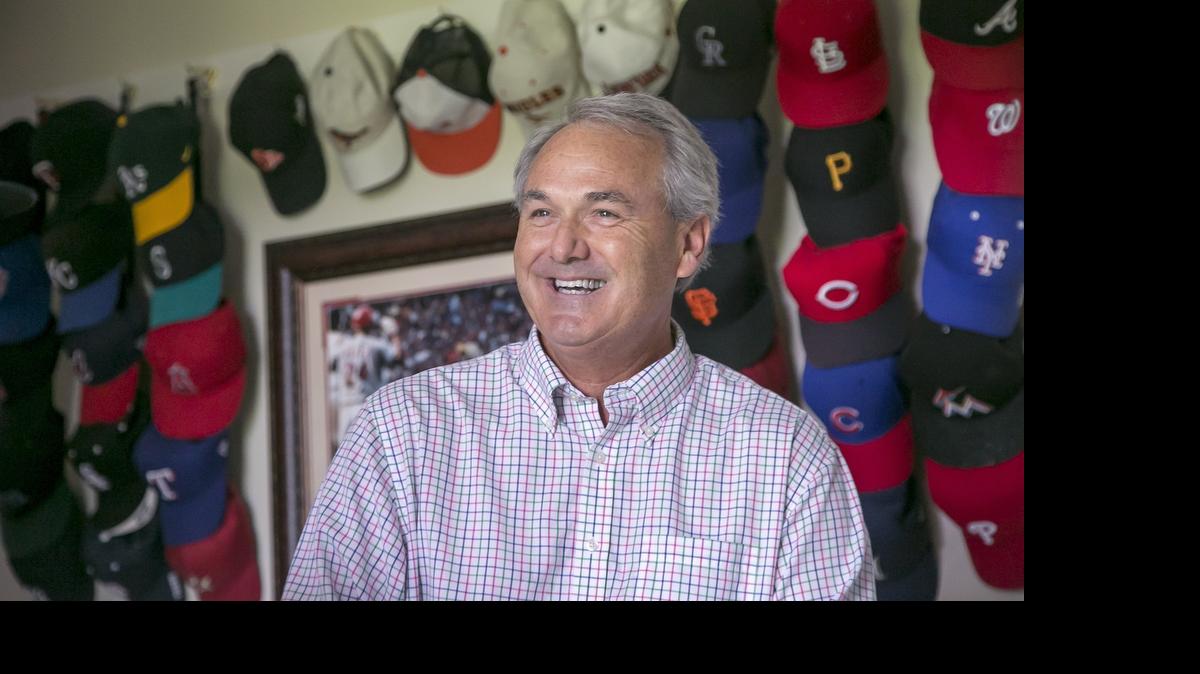 
Chris Bethea, who makes regular trips with friends to sporting events, just completed a tour of all of current Major League Baseball ballparks. Bethea keeps a hat from every game with the tickets tucked inside and careful notes about the game's outcome.
