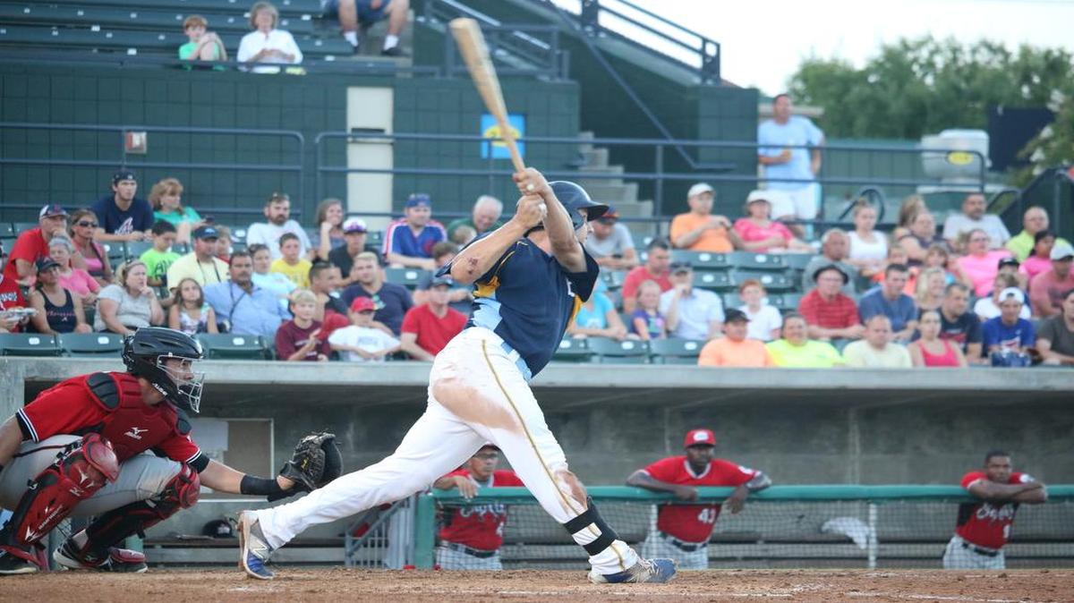 
Jason Vosler hit a two-run home run in the sixth inning Monday night.
