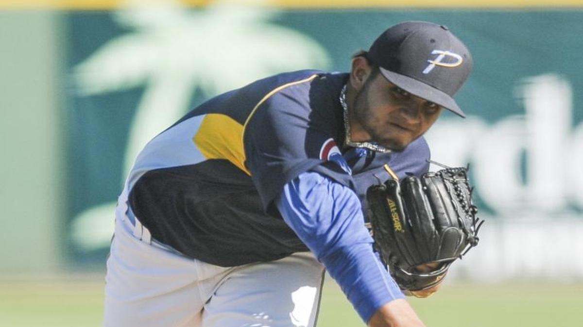 Pelicans starter Erick Leal notched his Carolina League-leading ninth win last Saturday.