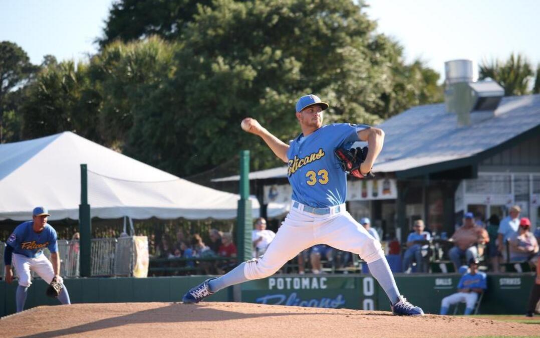 
Myrtle Beach’s Paul Blackburn tossed seven shutout innings Friday.
