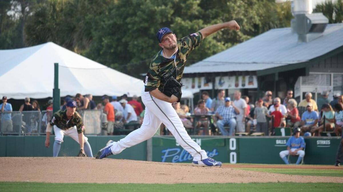 
Myrtle Beach’s Tyler Ihrig tossed six shutout innings Sunday.

