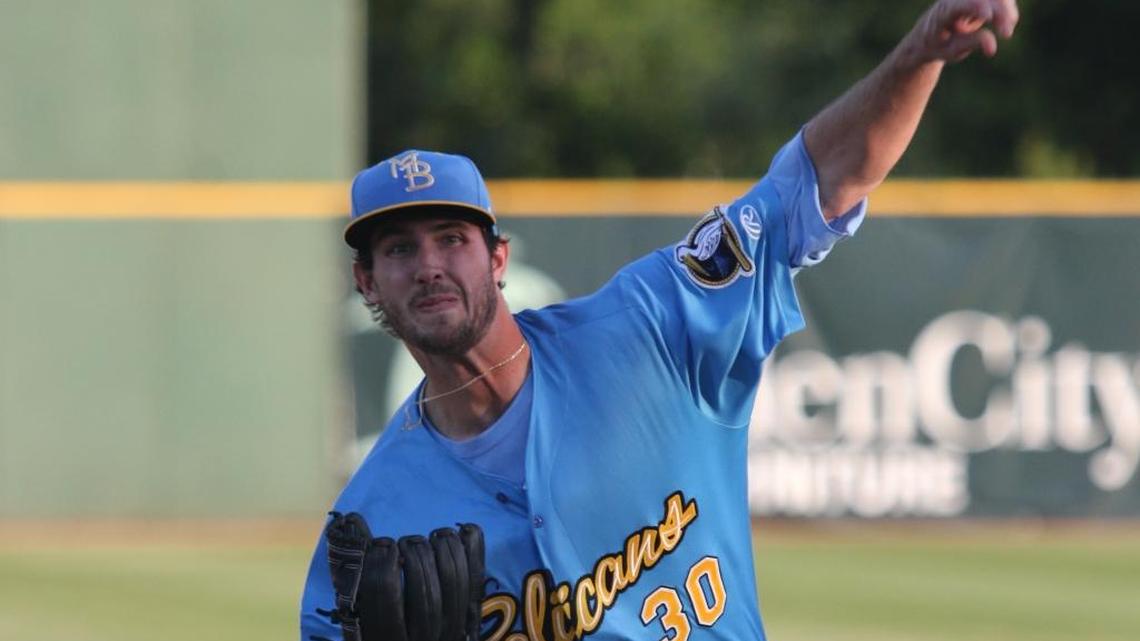 Carolina ace Burnes stifles Pelicans, allows Mudcats to take series opener