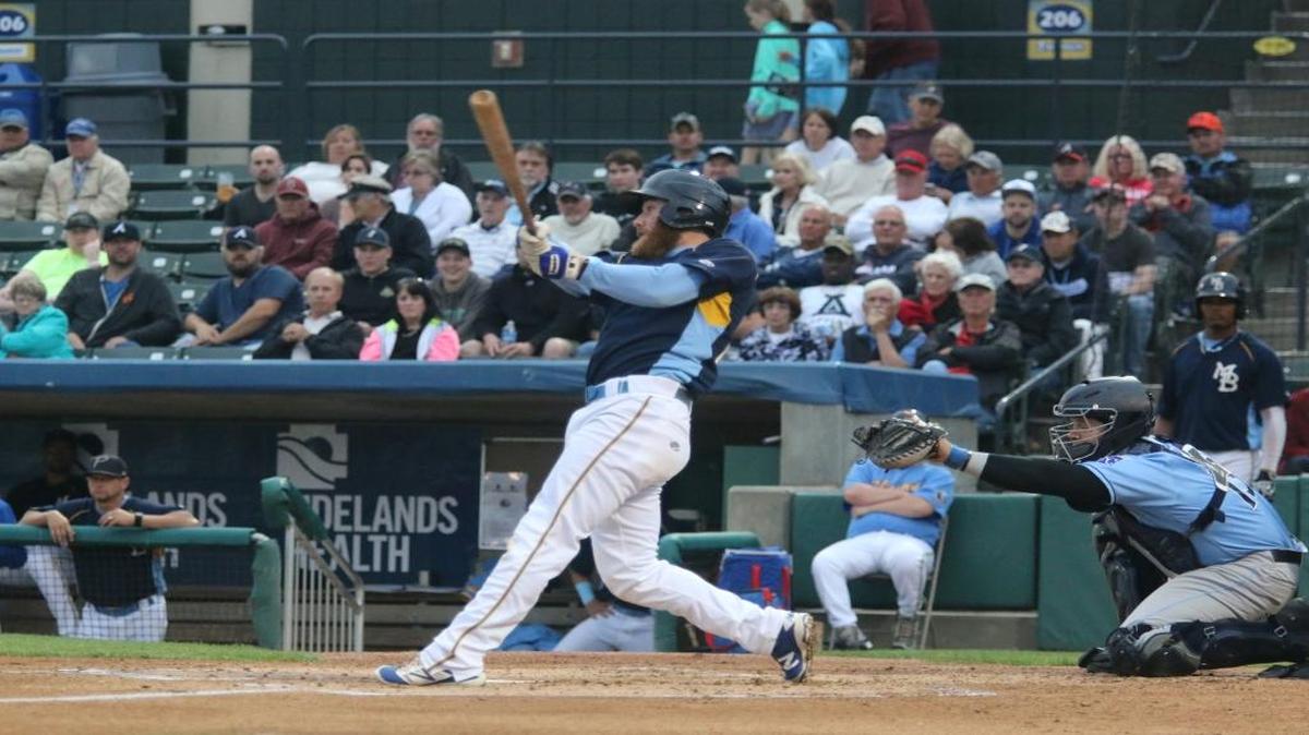Myrtle Beach’s Jesse Hodges homered Friday.