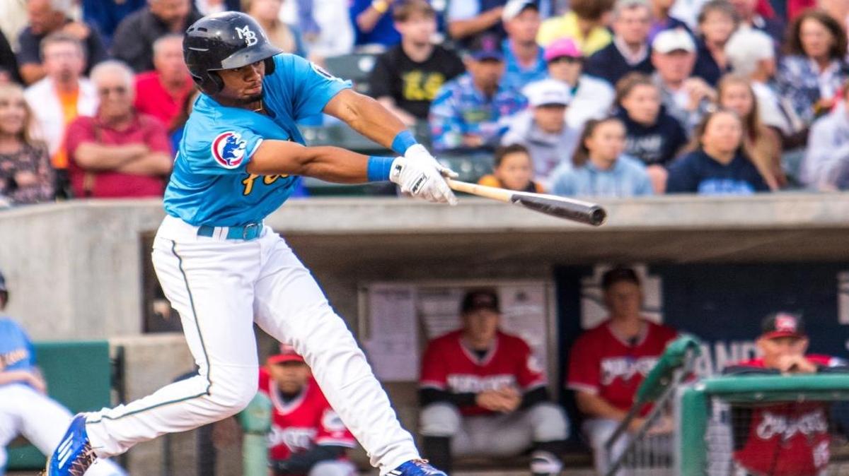 Myrtle Beach’s Charcer Burks had a 22 game on-base streak entering Saturday’s game.