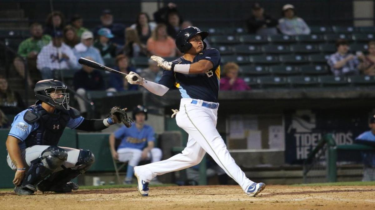 Myrtle Beach’s Bryant Flete hit a key two-run double on Monday.
