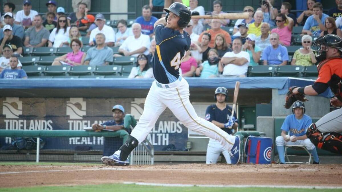 
Myrtle Beach’s Jason Vosler was 2-for-4 with three RBIs in Saturday’s opener of a doubleheader.
