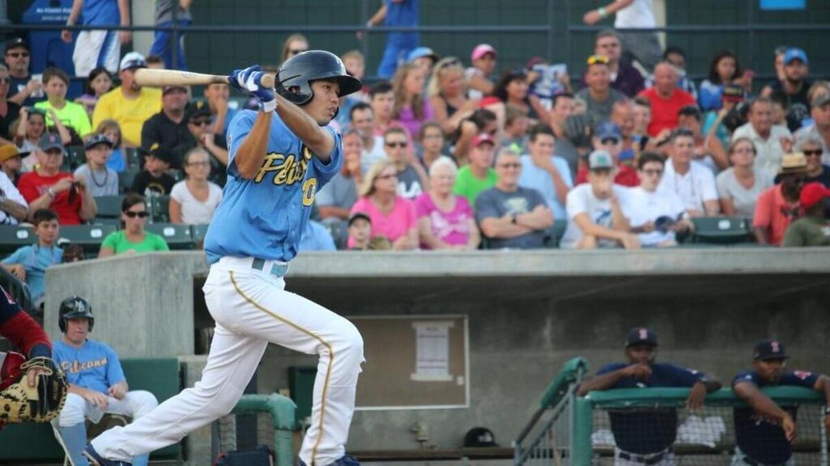 
Myrtle Beach’s Pin-Chieh Chen was 2-for-5 with a double, a home run and three RBIs on Saturday.
