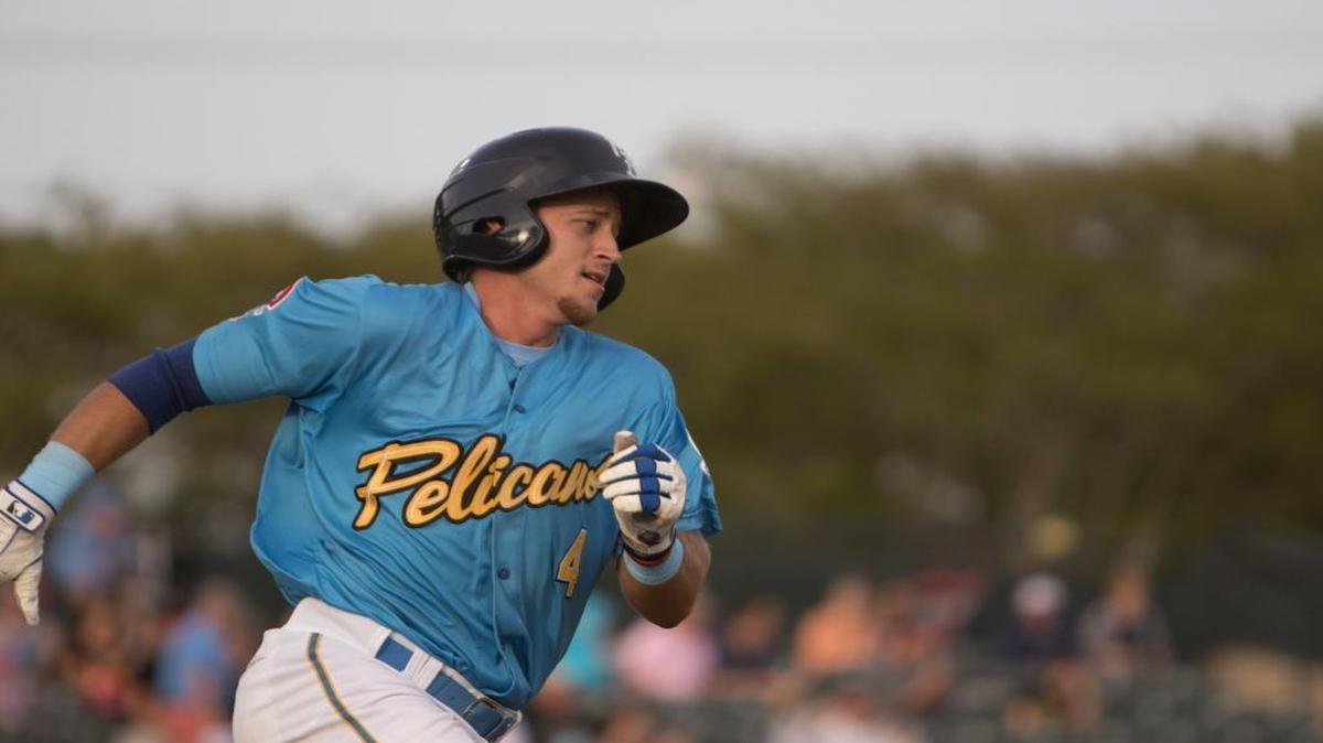 Myrtle Beach’s P.J. Higgins had two hits Monday.