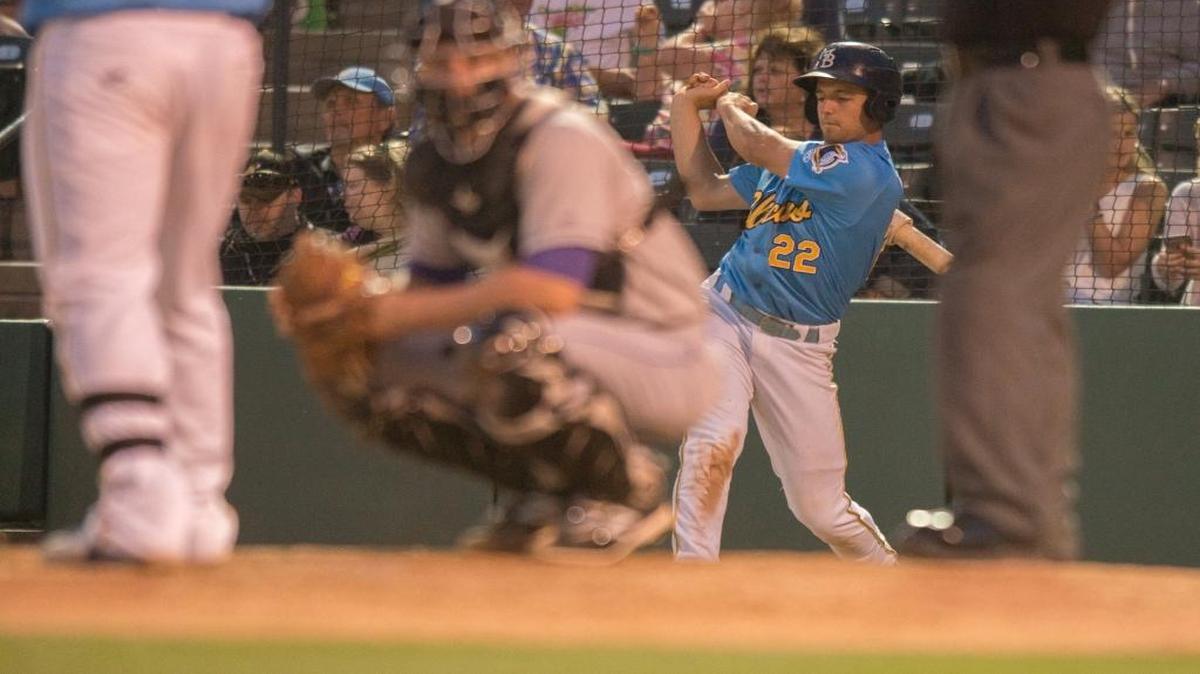 Myrtle Beach’s Jason Vosler had three hits and drove in three runs Friday.