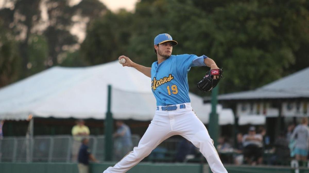Thomas Hatch gave up three hits in seven innings of work to lead the Myrtle Beach Pelicans to a win over Down East on Thursday.