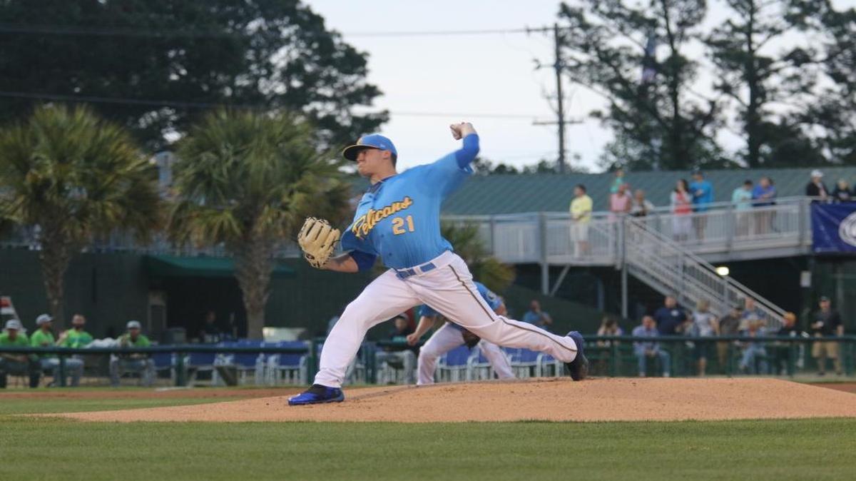 Myrtle Beach’s Justin Steele allowed one run in six innings Saturday.