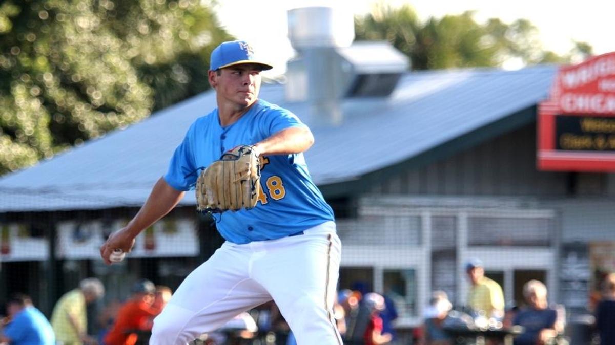 Myrtle Beach Pelicans pitcher Mike Rucker was named the Carolina League Pitcher of the Week for the week of July 10-16.
