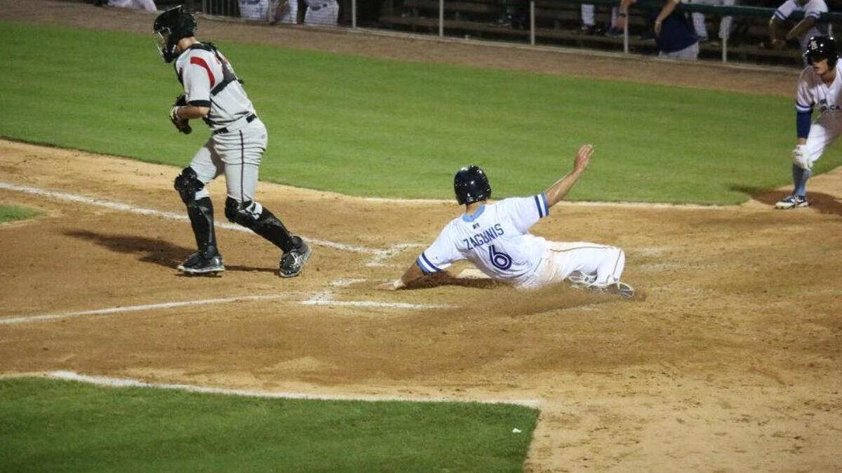 
Pelicans infielder Mark Zagunis went 6-for-21 (.286) with two home runs, six RBIs, four runs scored and drew two walks over six games in the past week.
