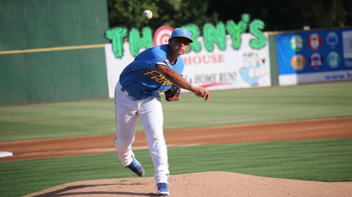 
Myrtle Beach’s Jonathan Martinez earned his eighth win of the season Tuesday.
