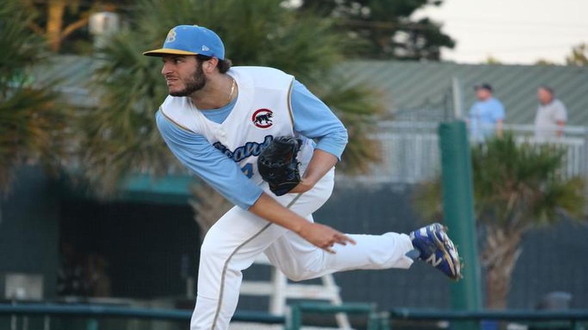 
The Pelicans’ James Pugliese
