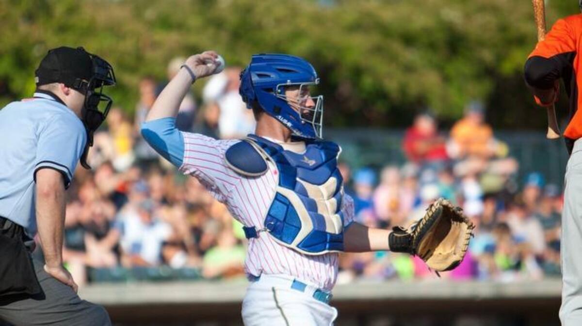 
Myrtle Beach’s Cael Brockmeyer hit a solo home run Friday night.
