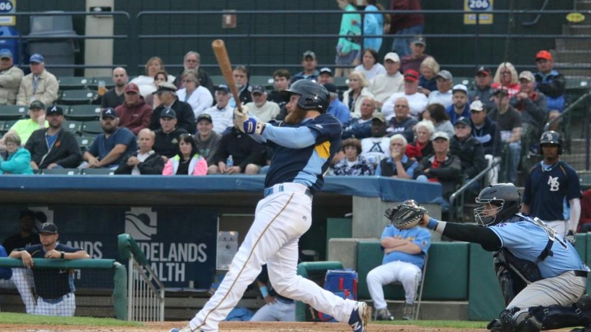 Jesse Hodges had two hits for Myrtle Beach on Wednesday, but it would prove to be far from enough for the Pelicans in a loss to Carolina.