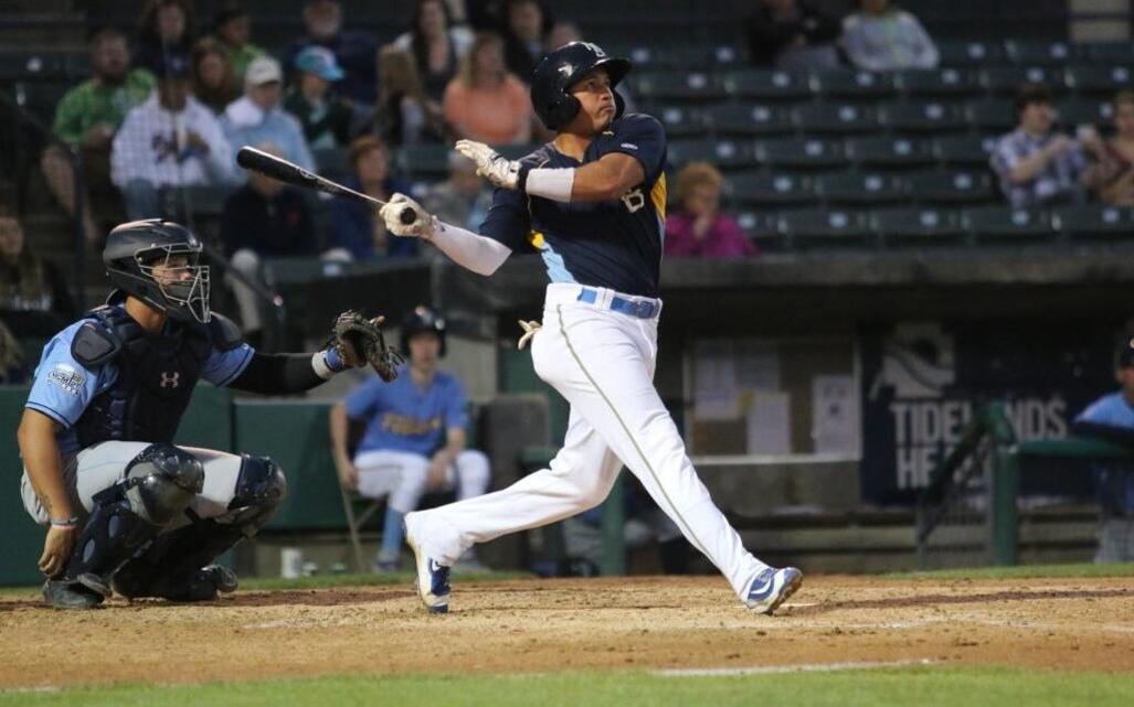 Flete comes just shy of cycle as Pelicans work way to series win in Winston-Salem
