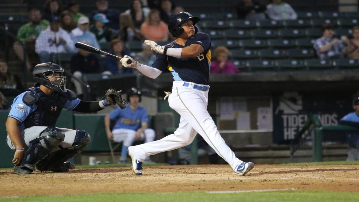 Myrtle Beach Pelicans second baseman Bryant Flete was a triple away from becoming the second player in club history to complete the cycle on Thursday.