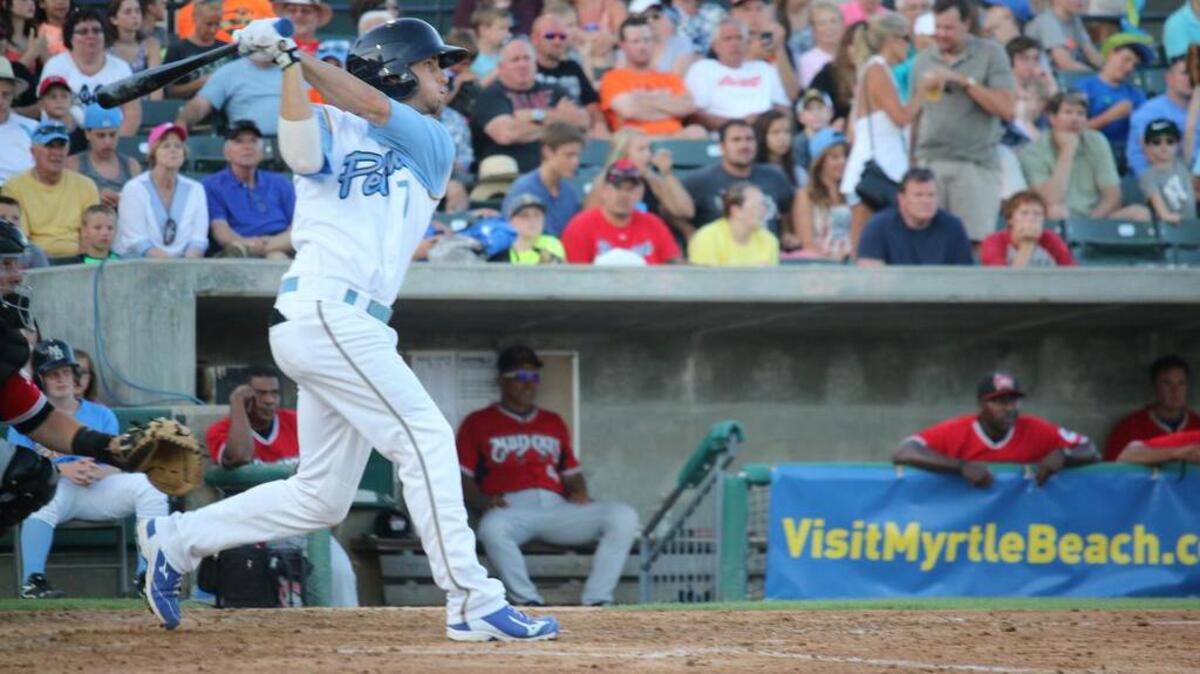 
Daniel Lockhart (pictured) had a walkoff double for the Pelicans Wednesday.
