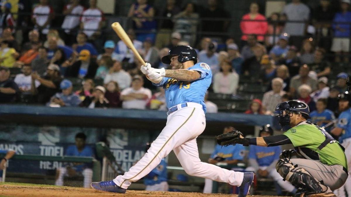 Myrtle Beach’s Tyler Alamo had two hits Sunday.