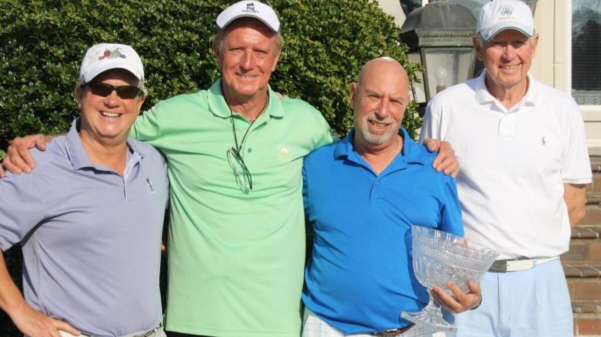 Ocean Ridge Men’s Scramble tournament champions (Left to Right) Bill Bonnington, Roy Andersch, Julian Nevetsky and Ed Sandidge.