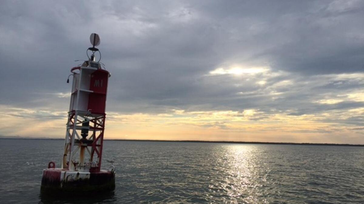 
A look at the water and sky aboard Entertainer off Murrells Inlet on Aug. 21.
