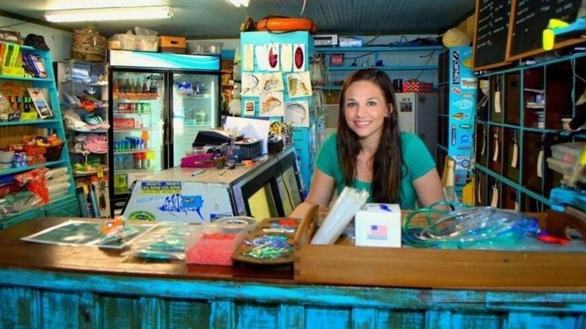 Jessica Hill, shown here on duty at Perry's Bait and Tackle, left a lasting legacy in Murrells Inlet.
