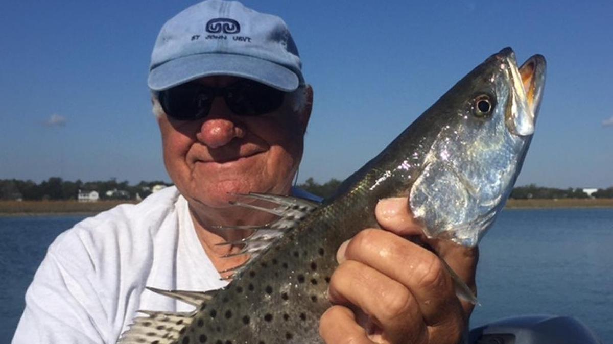 Charlie Nash of Garden City Beach shows off a nice spotted seatrout caught on Nov. 30 in Murrells Inlet.