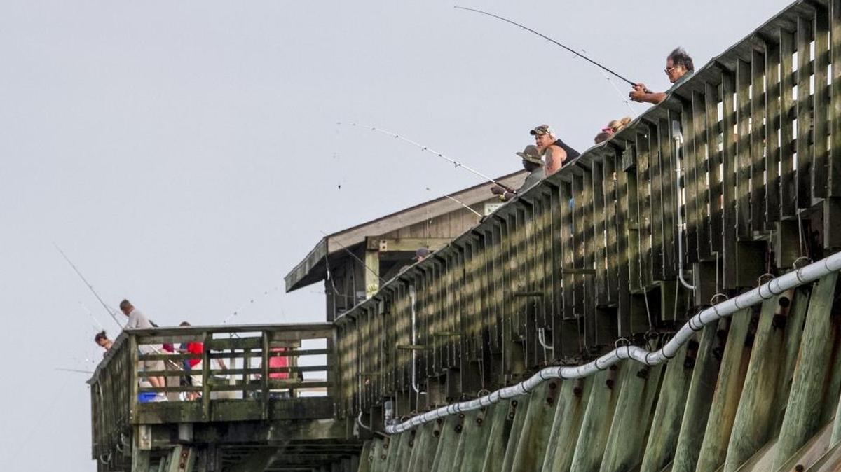 The fishing pier at Myrtle Beach State Park is a popular attraction. Myrtle Beach residents and visitors can find a natural retreat at Myrtle Beach State Park where guests have access to the beach, fishing pier, a lush maritime Forest and many other attractions.