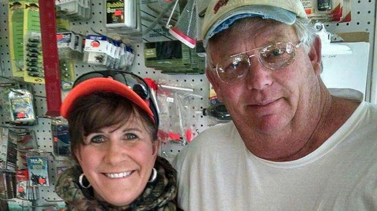 Susan Huntley Claud and David Altman at Big Dave's Bait & Tackle in Murrells Inlet.