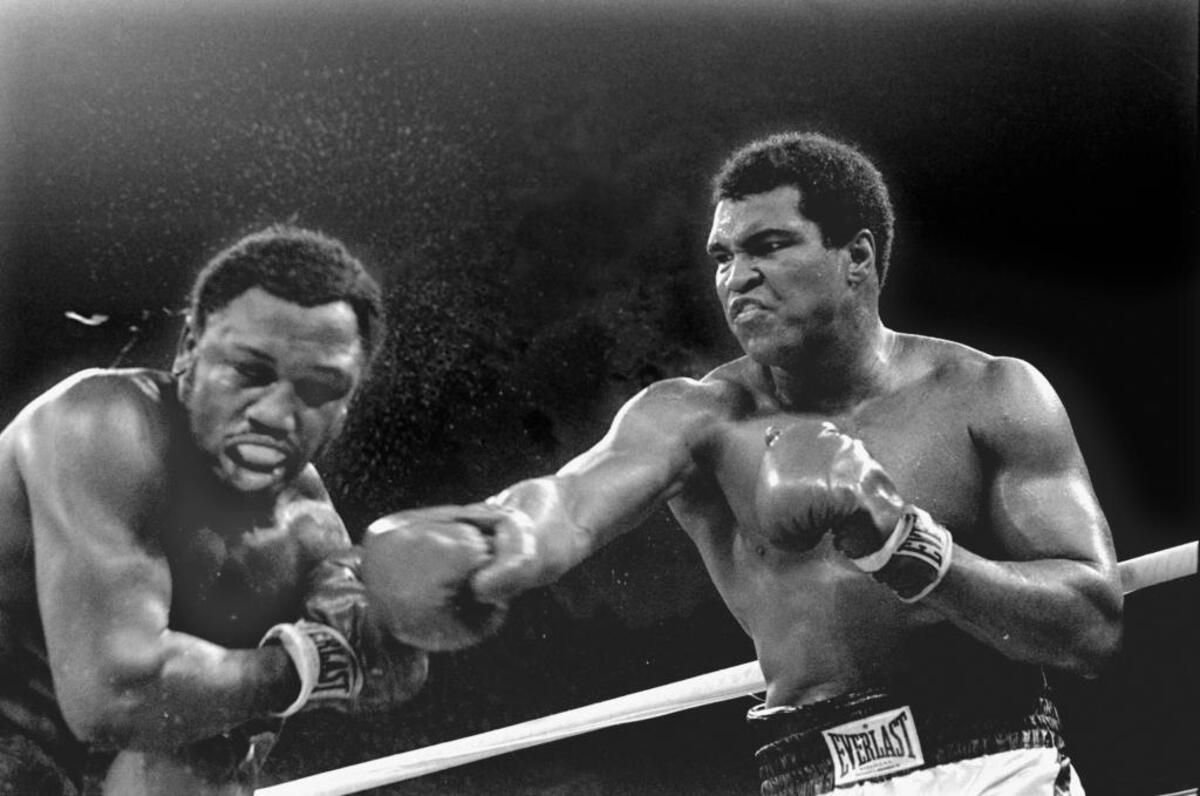 Muhammad Ali (right) and Joe Frazier fought three times in the 1970s , with Ali winning twice. But Frazier won the first fight, often referred to as the “Fight of the Century” in 1971 in a 15-round unanimous decision.