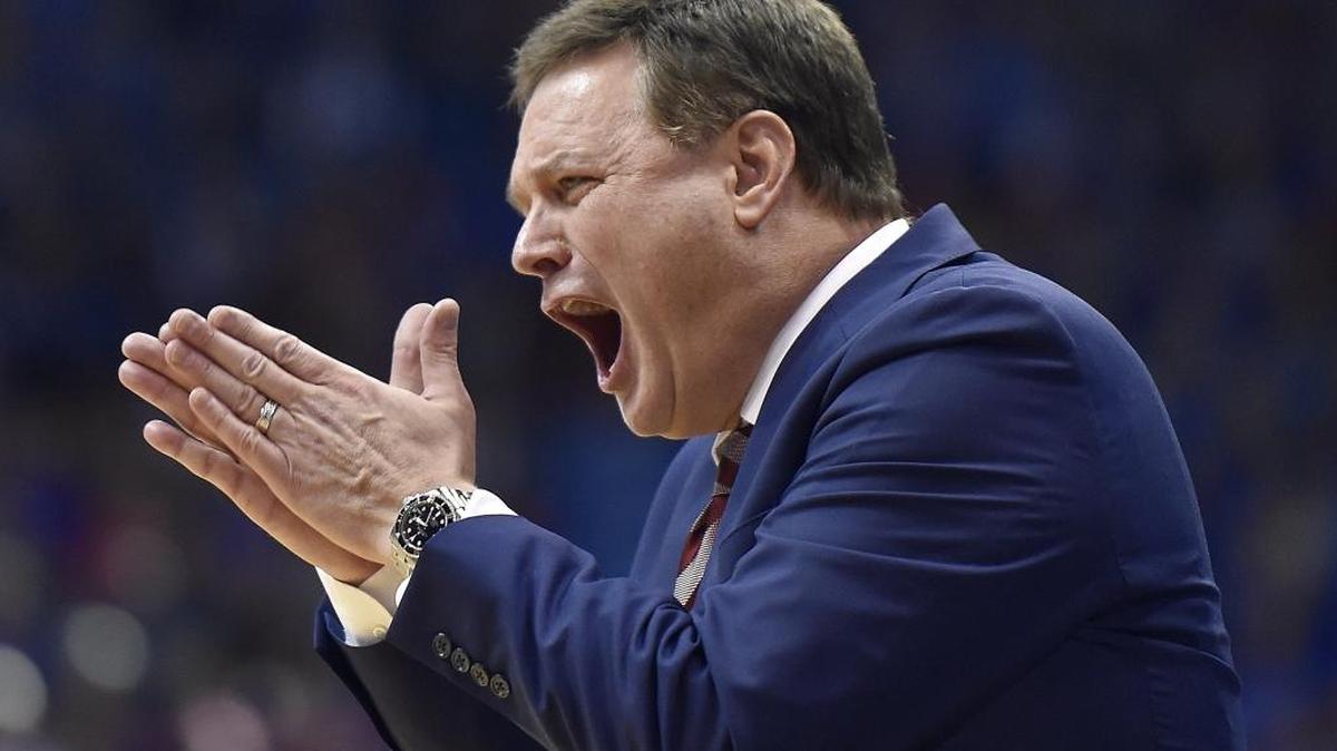 Bill Self’s Kansas Jayhawks play at West Virginia at 7 p.m. Tuesday (ESPN).