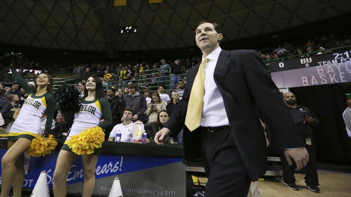 Scott Drew and Baylor, the new No. 1 team in the country, play at West Virginia on Tuesday (7 p.m., ESPN2).